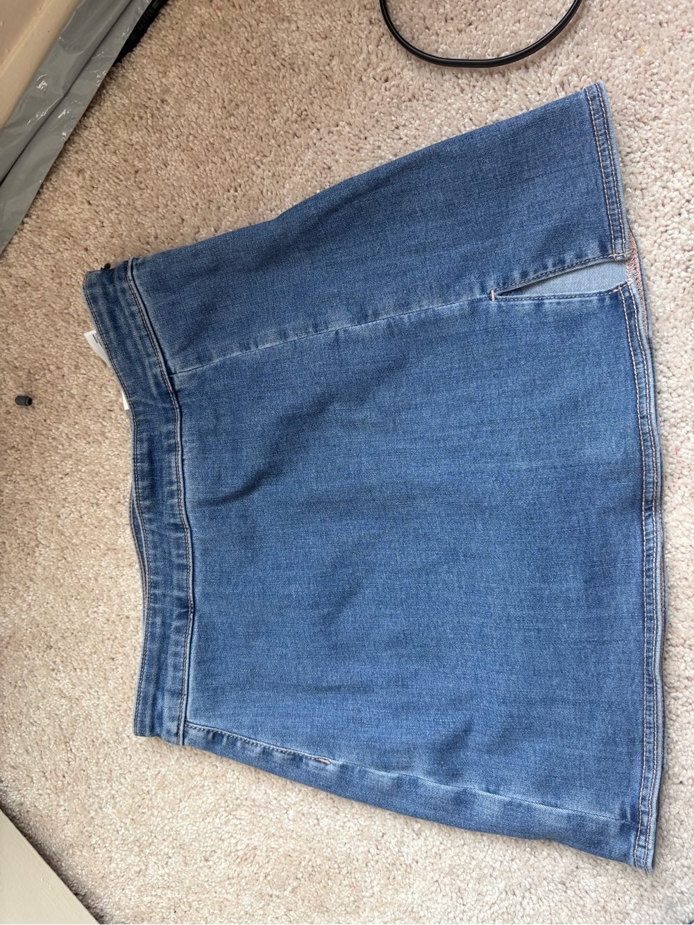 American Eagle Outfitters Blue Denim A-Line Skirt